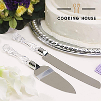 Набір Cooking House: ніж і лопатка з акрилової нержавіючої сталі та ручка зі штучного кришталю., фото 5
