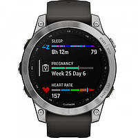 Garmin Fenix 7 Silver with Graphite Band 010-02540-01 Розумний годинник, фото 3