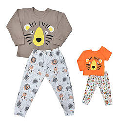 Піжама демісезонна для хлопчика, інтерлок, малюнок, БОМА