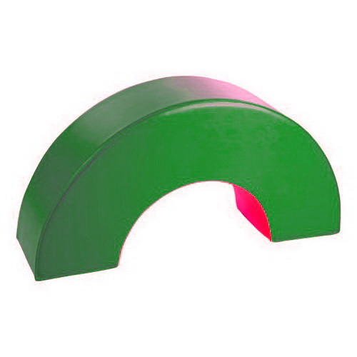 М'який модуль Дуга шкірозамінник Червоний/Зелений 120х60см (Тіа-sport ТМ)