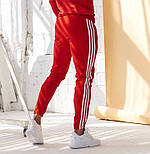 Чоловічі спортивні штани Adidas штани весна-осінь-літо чорні 3 смуги Туреччина. Живе фото, фото 4