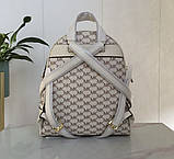 Жіночий шкіряний рюкзак Michael Kors Rhea Zip (1234) White Lux, фото 3