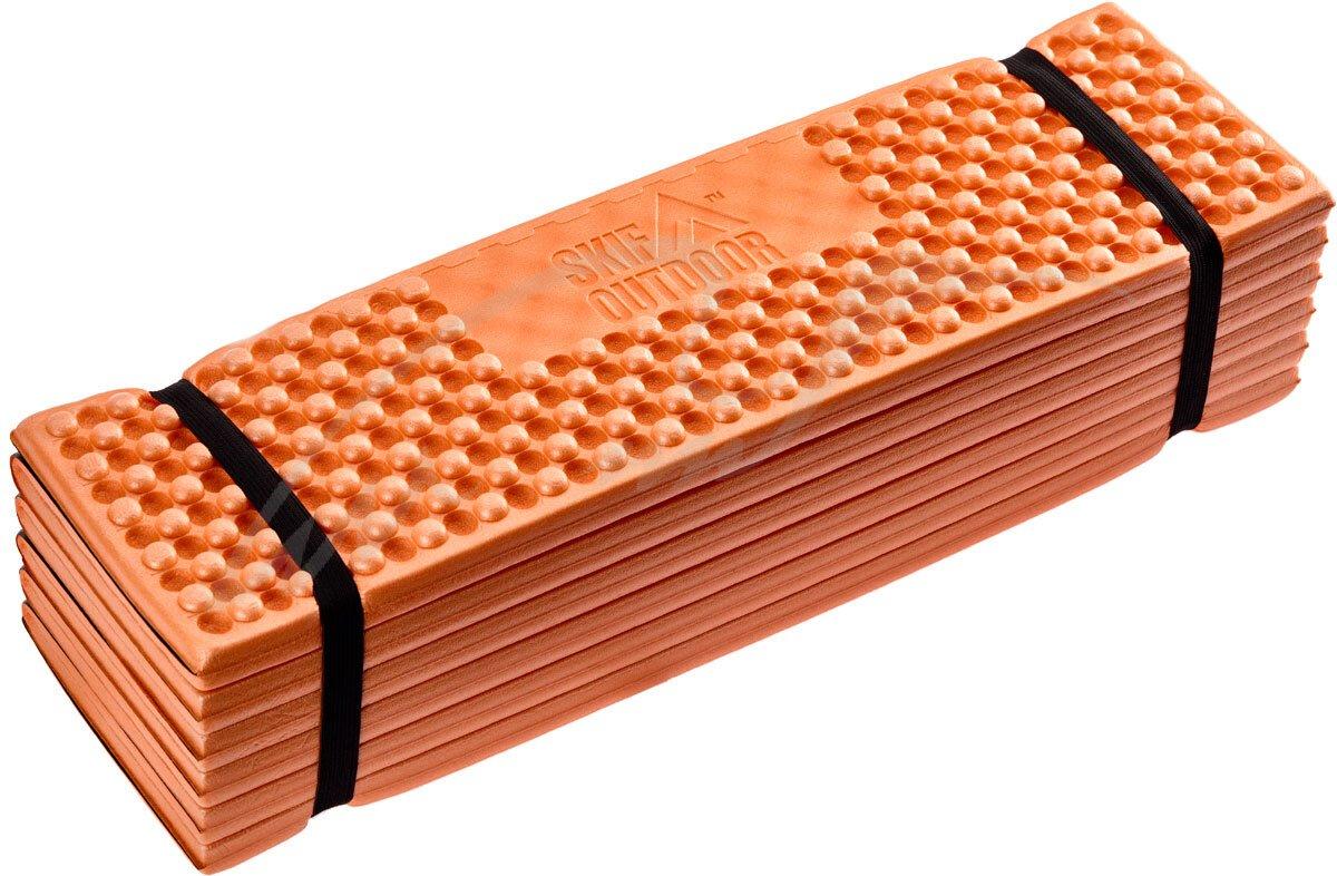 Каремат для походу, туризму SKIF Outdoor Transformer Orange, м'який складний туристичний килимок пінка