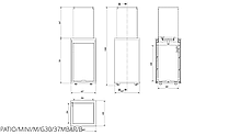 Газовий обігрівач Kratki PATIO MINI скло/білий, фото 2