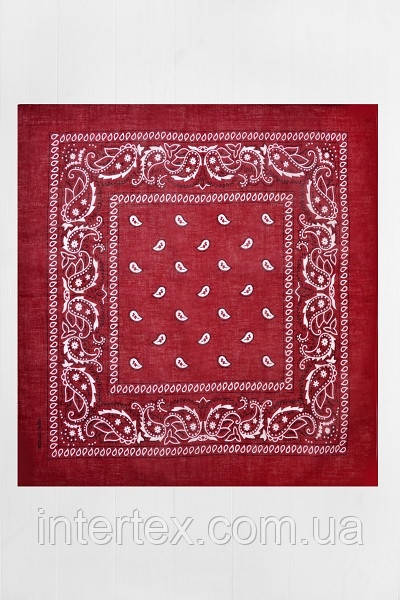 Бандана класична (бордова), фото 1