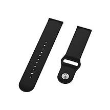 Ремешок TPU BeCover для Xiaomi iMi KW66 Mi Watch Color Haylou LS01 LS02 Black (706356), фото 3