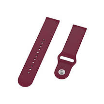 Ремінець TPU BeCover для Xiaomi Amazfit Bip Bip Lite Bip S Lite GTR 42mm GTS TicWatch S2 E Dark/Red (706189), фото 3