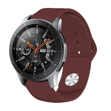 Ремінець TPU BeCover для Xiaomi iMi KW66 Mi Watch Color Haylou LS01 LS02 Dark/Red (706349), фото 3
