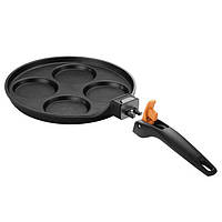 Сковорідка для млинців Tescoma SmartCLICK 24 см, 4 секції, знімна ручка