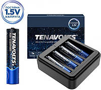 Аккумулятор Tenavolts AAA 1.5V 1100mWh / 740 mAh 4шт с зарядным устройством