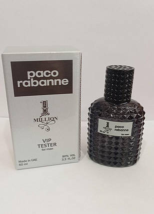 Чоловічий тестер Paco Rabanne 1 Million VIP 60 мл ОАЕ, фото 1
