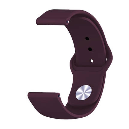 Ремінець TPU BeCover для Xiaomi Amazfit Bip Bip Lite Bip S Lite GTR 42mm GTS TicWatch S2 E Purple/Wine (706198), фото 2