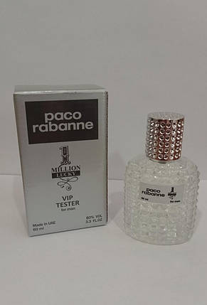 Чоловічий тестер Paco Rabanne 1 Million Lucky VIP 60 мл ОАЕ, фото 1