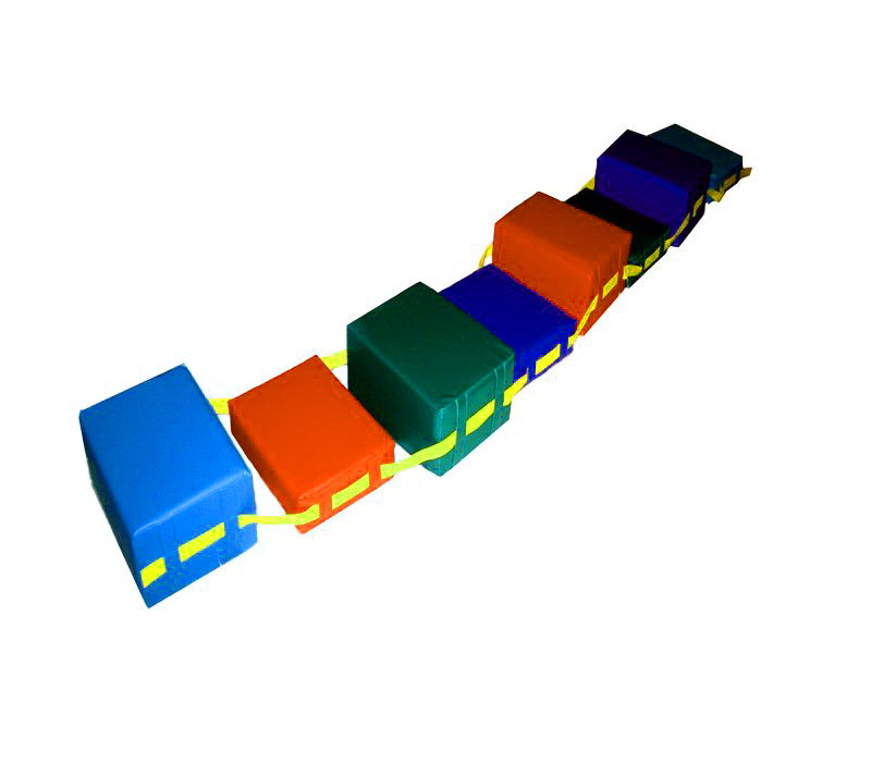 Балансувальні сходинки Цеглинки, шкірозамінник Різнобарвний (Тіа-sport ТМ)