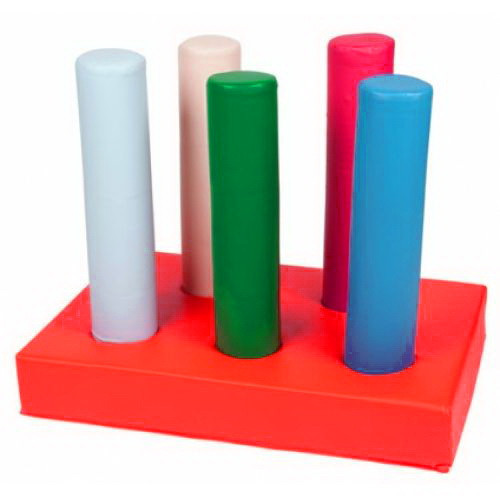 Модуль м'який спортивний Частокіл, шкірозамінник Різнобарвний (Тіа-sport ТМ)