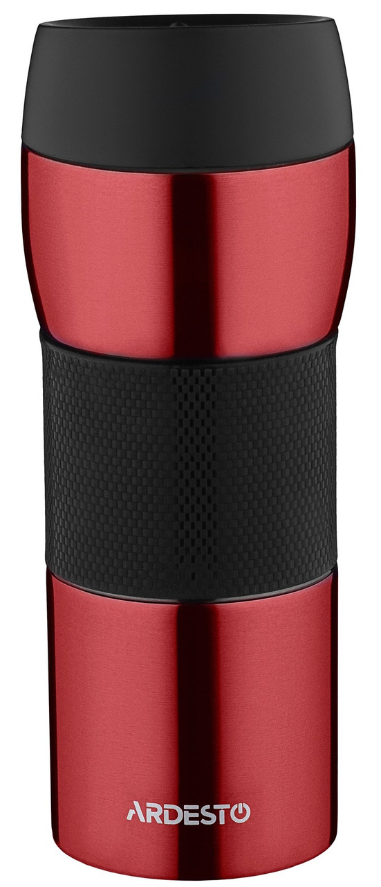 Термочашка Ardesto Easy Travel S 0,45 л нержавіюча сталь, червоний