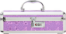 Кейс для зберігання секс-іграшок Powerbullet - Lockable Vibrator Case Purple з кодовим замком Feromon