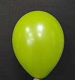 Латексна кулька пастель салатовий 10" / 11 / 26см Light Green Gemar, фото 2