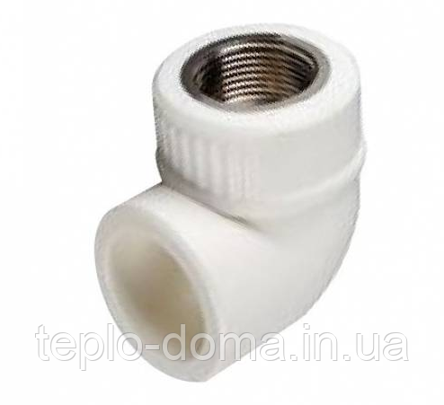 Коліно PP-R з ВР (ЛАТУНЬ) D 25х1/2"