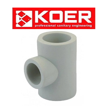 Трійник редукційний PP-R D25х20х25 K0041.PRO Koer (Чехія)