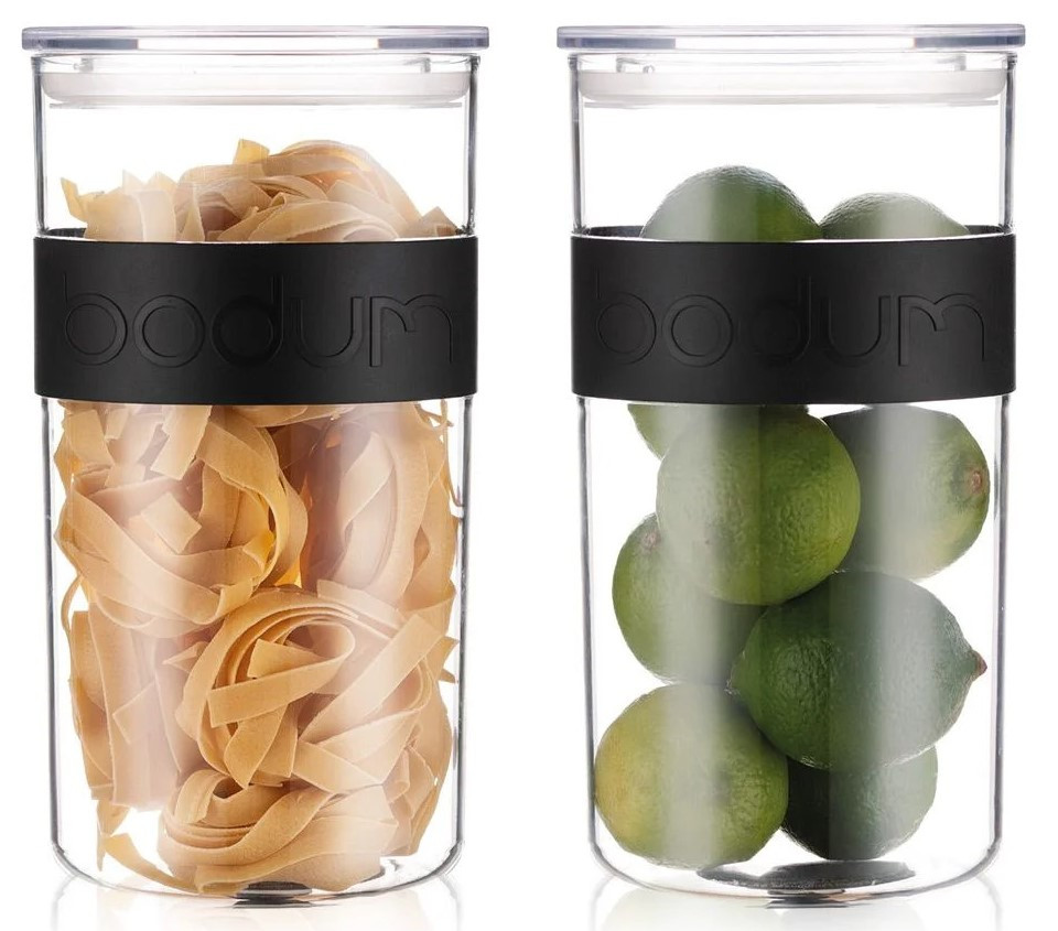Набір банок для зберігання продуктів Bodum Presso 2 шт 2 л пластик