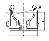 Кріплення для PPR труби KOER D20 PPR, фото 2