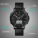 Наручний спортивні чоловічі годинники Skmei 1652 (Чорні з білим), фото 8