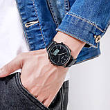 Наручний спортивні чоловічі годинники Skmei 1652 (Чорні з білим), фото 11