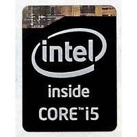 Наклейка Intel Core i5 4-го покоління black