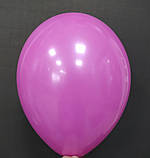 Латексна кулька пастель фуксія 10"/ 07 / 26см Fuchsia Gemar, фото 2