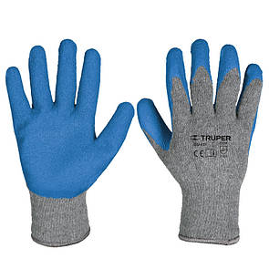 Рукавички садові, латекс/бавовна, M