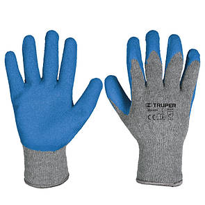 Рукавички садові, латекс/бавовна, L