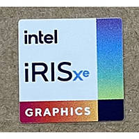 Наклейка Intel Iris Xe Graphics