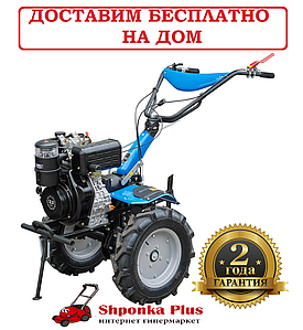Мотоблок дизельний 12 л. с. ДТЗ 512ДН (колеса 5.00-12) зі зниженою передачею