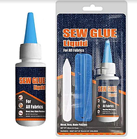 Универсальный клей для ткани и кожи Sew Glue Liquid