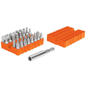 Набір біт збірний з тримачем у кассеті, 33шт. 25мм