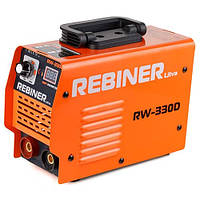 Зварювальний апарат інвертор в кейсі Rebiner RW-330DK 3.5 кВт 20А-330А електрод 1.6-4 мм КПД 80% Гарантія 3 роки