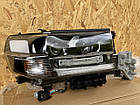 Фари Toyota Land Cruiser 200 2016 2020 LED BLACK, фото 4