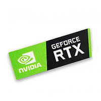 Наклейка NVIDIA GeForce RTX 35x12mm