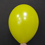 Латексна кулька пастель жовтий 10" / 02 / 26см Yellow Gemar, фото 2