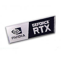 Наклейка nVIDIA GeForce RTX 35x12mm metal