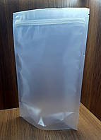 Дой пак 180×280 матовий прозорий + ZIP замок (500 г)дно 40+40