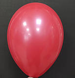 Латексна кулька пастель червоний 10" / 45 / 26см Red Gemar, фото 2