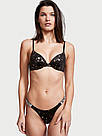 Трусики м'ятні з камінням Victoria's Secret Very Sexy Rhinestone Shine Strap Brazilian Panty, фото 6