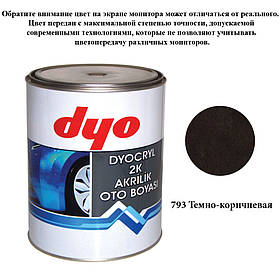 Фарба акрилова Dyo 793 Темно-коричневий 1l