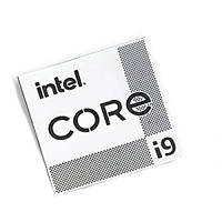 Наклейка Intel Core i9 11th Gen Silver Chrome (metal)