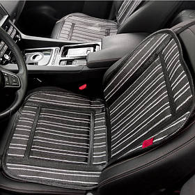 Преміум накидка охолоджуюча "CoolComfort PRO" Heyner, чорно-біла, 95х45см, 711100