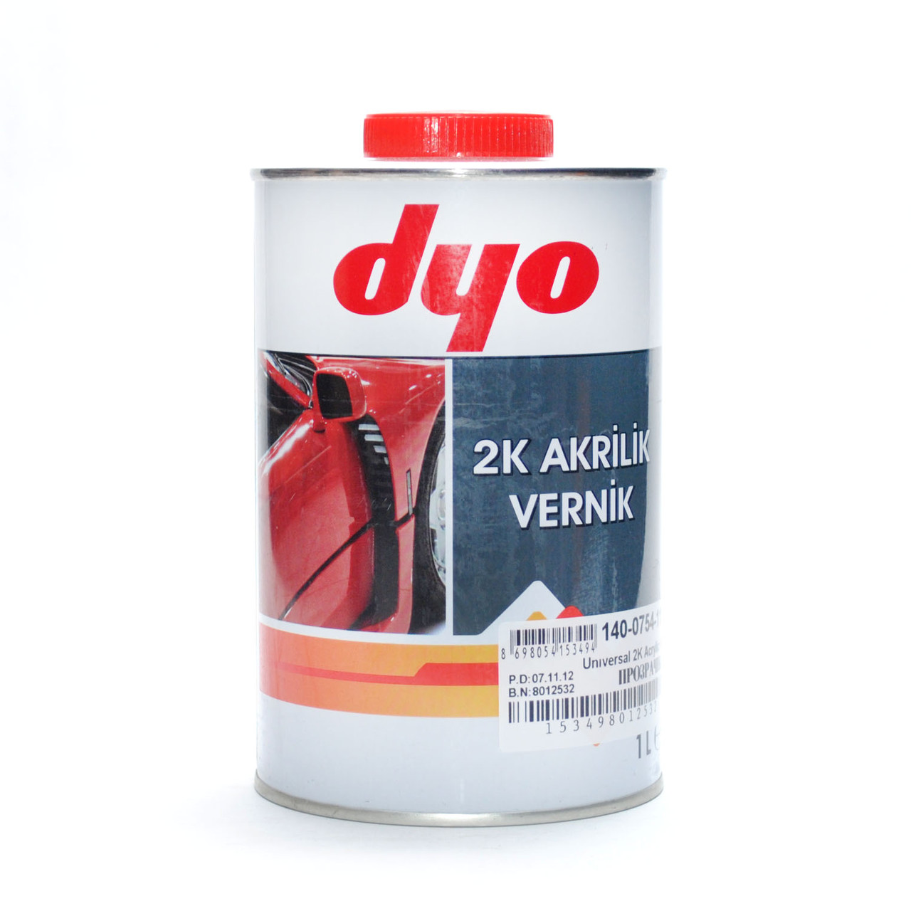 Лак акриловий Dyo 2:1 HS 1,0 l / (затверджувач в кт. не входити)