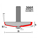 Фрези Глобус Серія 3005