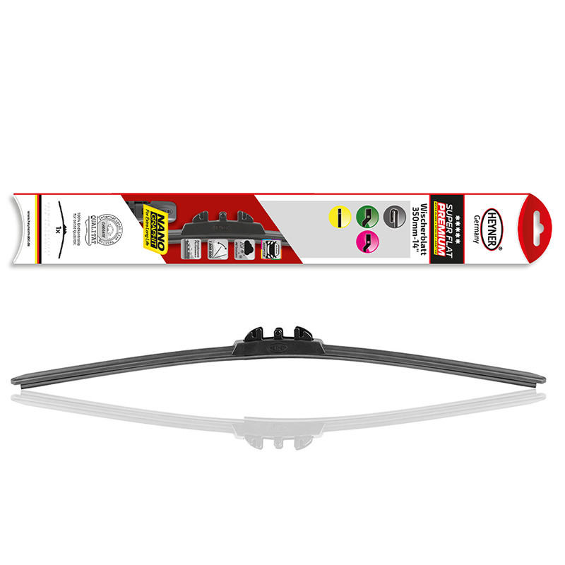 Щітка склоочисника (двірник) Heyner Super Flat Premium 350mm, безкаркасні, 274000
